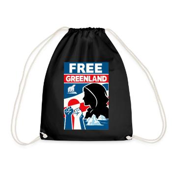Groenland libre - Sac de sport léger - noir - Devant