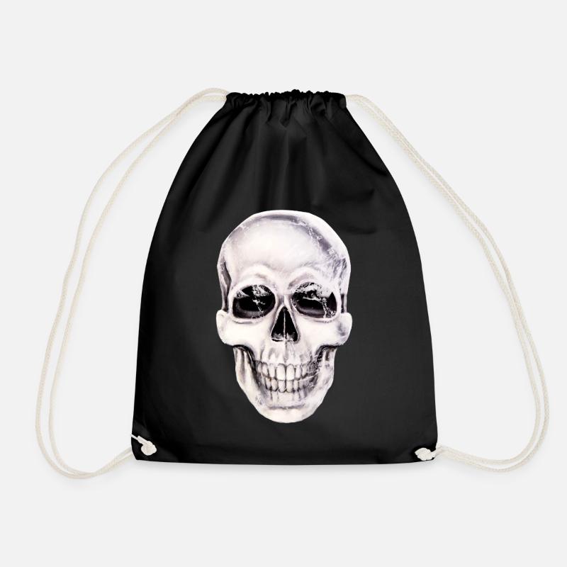 Totenkopf Dark Art Schädeldesign Original - Turnbeutel - Schwarz