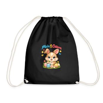 MEIN ERSTES OSTERN - Turnbeutel - Schwarz - Vorne