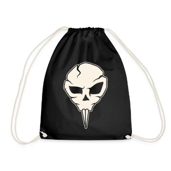 Nosferatu Totenkopf - Turnbeutel - Schwarz - Vorne