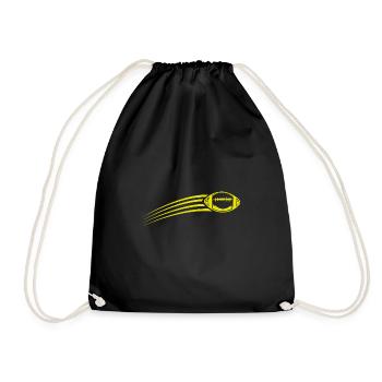 Football américain - Sac de sport léger - noir - Devant