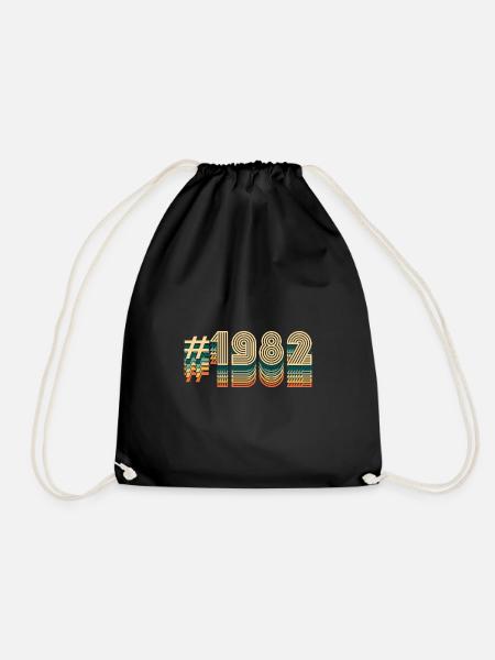 40e anniversaire né en 1982 - Sac de sport léger - noir