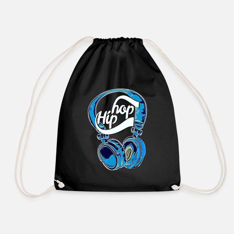 Hip Hop Design - Turnbeutel - Schwarz