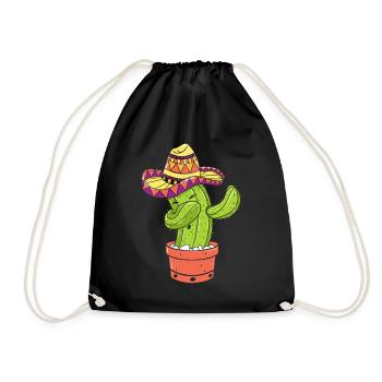 Mexiko - Turnbeutel - Schwarz - Vorne