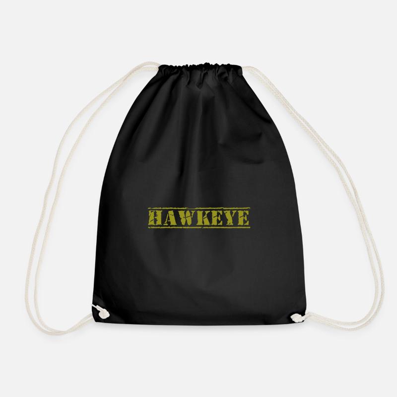 Hawkeye - Turnbeutel - Schwarz