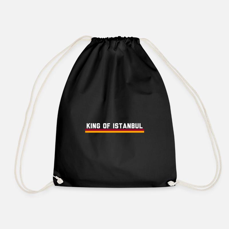 Aslan Istanbul - Drawstring Bag - black