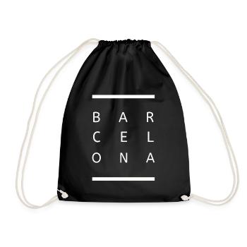Discover the essence of urban design - Drawstring Bag - black - Front