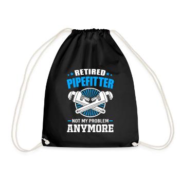 Schlosser Rohr Industrie - Drawstring Bag - black - Front