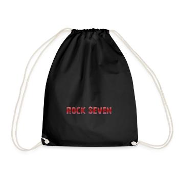 Logo Rock Seven Red Large - Sac de sport léger - noir - Devant