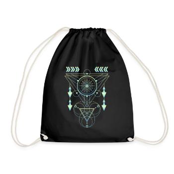 Symbol Superstition Element Faith - Drawstring Bag - black - Front
