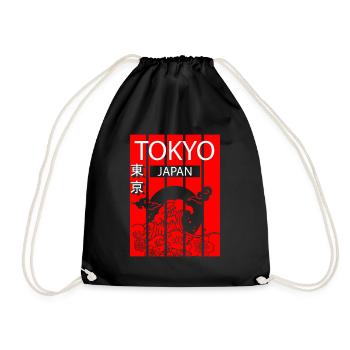 Tokyo Manga Ville Art - Sac de sport léger - noir - Devant