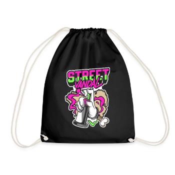 Pulvérisateur de graffitis Rapper Streetmind - Sac de sport léger - noir - Devant