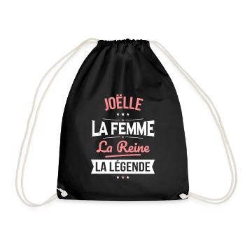 Joëlle - La Femme - La Reine - La Légende - Sac de sport léger - noir - Devant