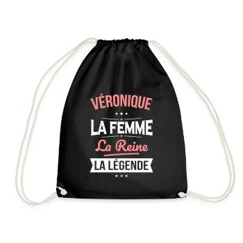 Véronique - La Femme - La Reine - La Légende - Sac de sport léger - noir - Devant