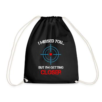 Tu m’as manqué Sniper - Sac de sport léger - noir - Devant