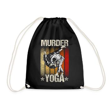 Murder Yoga Karaté Judo BJJ Sports de combat - Sac de sport léger - noir - Devant