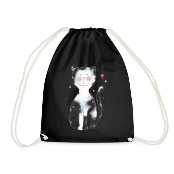 Chat Hansi - Sac de sport léger - noir - Devant