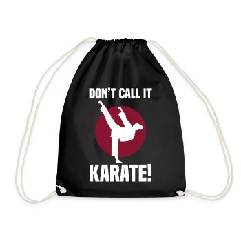 Tang Soo Do Kämpfer | Koreanisch Kämpfen Geschenke - Turnbeutel - Schwarz - Vorne