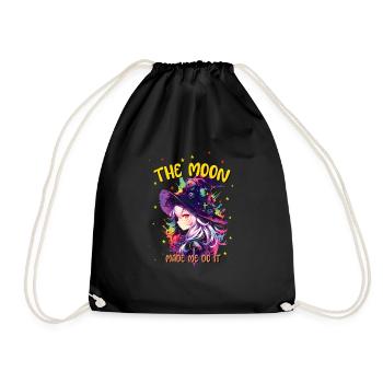 Halloween Style with Anime Witch Collection - Drawstring Bag - black - Front