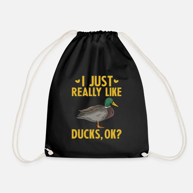 J’aime vraiment les canards OK - Sac de sport léger - noir