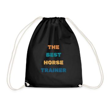 Best Horse Trainer - Drawstring Bag - black - Front