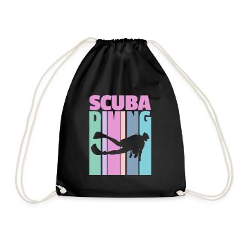 Scuba Diving - Diving Expert Ocean Depth Scuba - Turnbeutel - Schwarz - Vorne