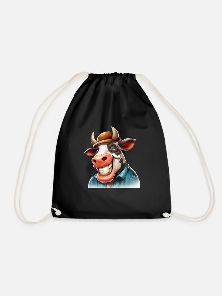Ferme de vaches - Sac de sport léger - noir