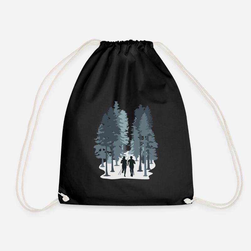 Courir, trail en forêt - Sac de sport léger - noir