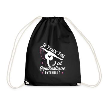 Ich kann nicht Ich habe Vintage Rhythmic Gym Frau - Turnbeutel - Schwarz - Vorne