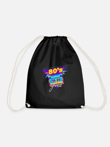 80's| Costume| Bright Colors| Millennials|Humor - Turnbeutel - Schwarz