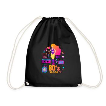 80's| Costume| Bright Colors| Millennials|Humor - Turnbeutel - Schwarz - Vorne