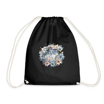 Enterrement de vie de garçon T-shirt femme Team Bride Enterrement de vie de garçon - Sac de sport léger - noir - Devant