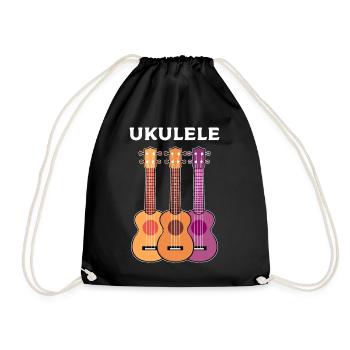 Ukulele - Sac de sport léger - noir - Devant