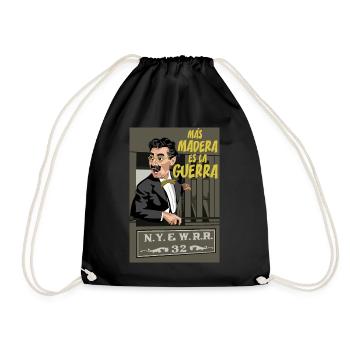 GROUCHO Plus Bois - Sac de sport léger - noir - Devant