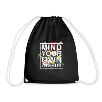 Attention à votre propre utérus - Pro Women - Sac de sport léger - noir - Devant