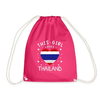 Thaïlande Drapeau Thaïlandais Drapeau utilisé Look - Sac de sport léger - fuchsia - Devant