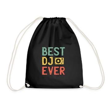Meilleur DJ de tous les temps - Sac de sport léger - noir - Devant