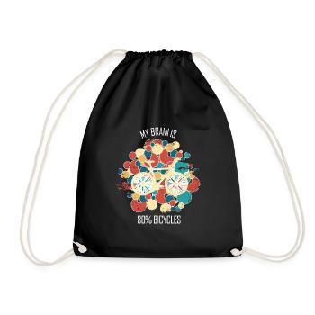 Bicycle Repair Bicycle Mechanic Bicycle Mechanic - Drawstring Bag - black - Front