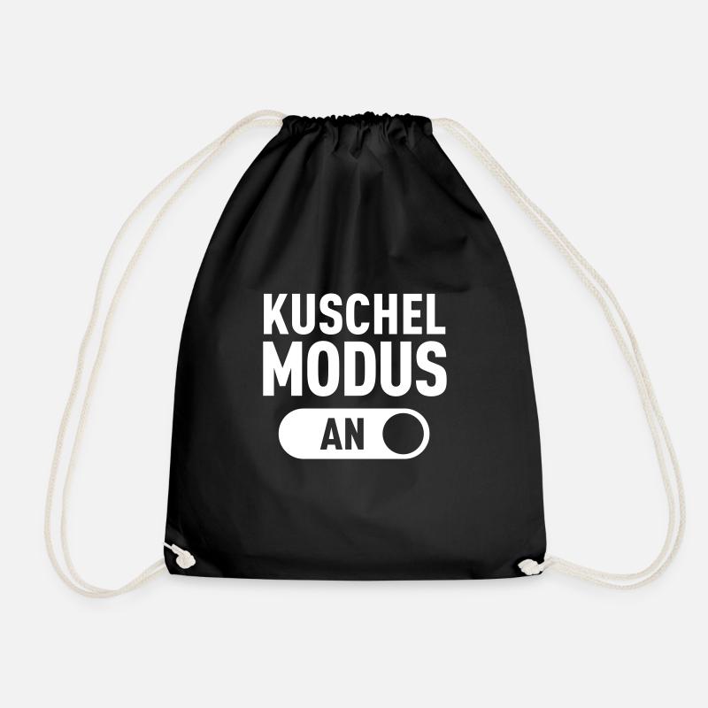 Kuschel Modus (An) - Turnbeutel - Schwarz
