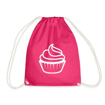 Muffin - Turnbeutel - Fuchsia - Vorne