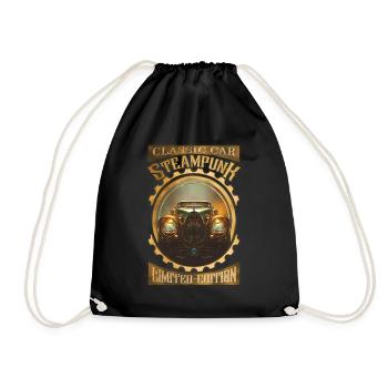 Klassisches Steampunk, Gothic und elegantes Auto - Turnbeutel - Schwarz - Vorne