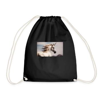 Licorne - Sac de sport léger - noir - Devant