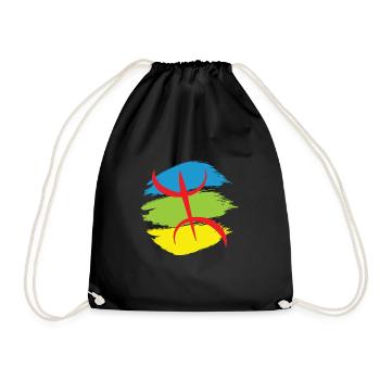 Z Imazighen - Drawstring Bag - black - Front