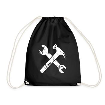 Outil Hammer Clé à molette - Sac de sport léger - noir - Devant