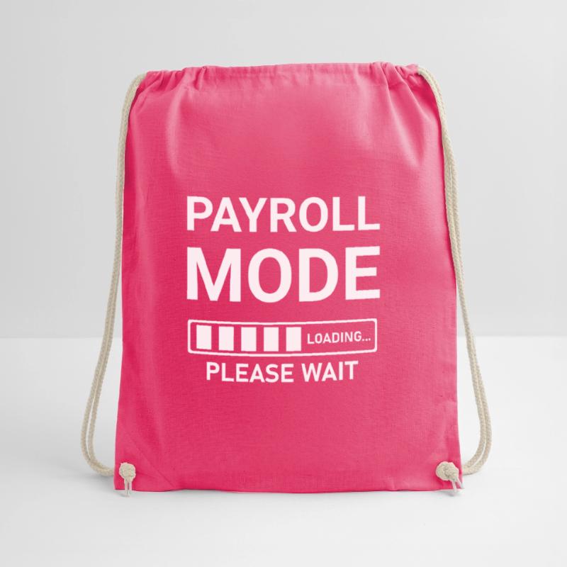 Payroll Mode Loading Please Wait Drawstring Bag