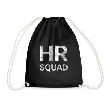 HR Squad - Drawstring Bag - black - Front