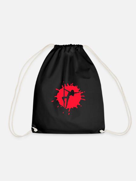 Pole Dance - Drawstring Bag - black