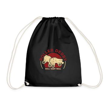 Roller Derby Designs - Turnbeutel - Schwarz - Vorne