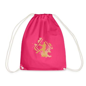 handball - Turnbeutel - Fuchsia - Vorne