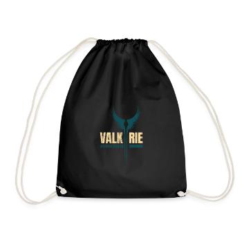 Vikings Valkyrie wings - Drawstring Bag - black - Front